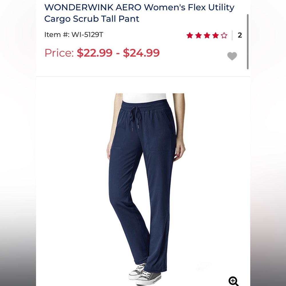 Wonderwink Aero Scrub Pants
